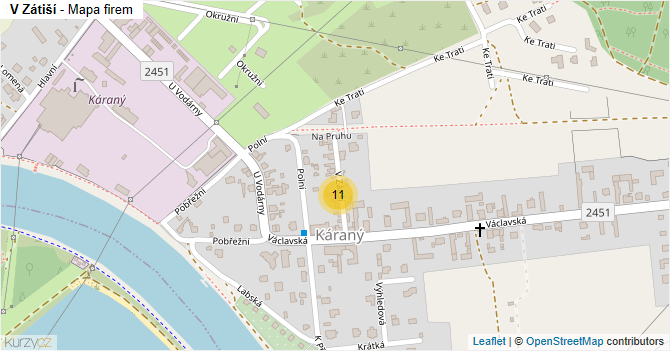 V Zátiší - mapa firem