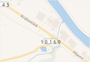 Za Prefou v obci Káraný - mapa ulice