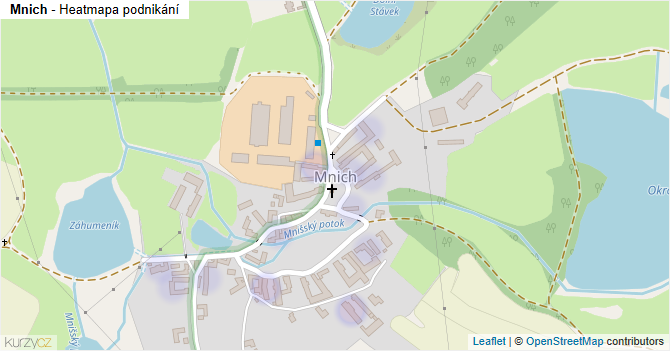 Mnich - mapa podnikání