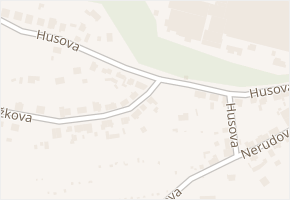 Husova v obci Karlovy Vary - mapa ulice