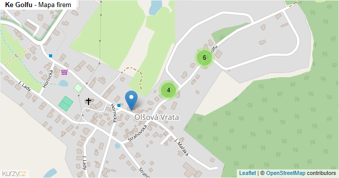 Ke Golfu - mapa firem