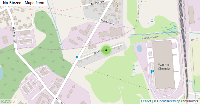 Na Stezce - mapa firem