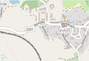 Na Výsluní v obci Karlovy Vary - mapa ulice