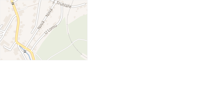 Nová v obci Karlovy Vary - mapa ulice
