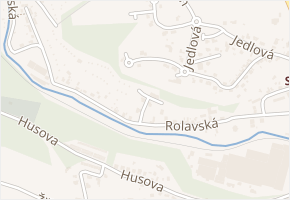 Pod Svahem v obci Karlovy Vary - mapa ulice