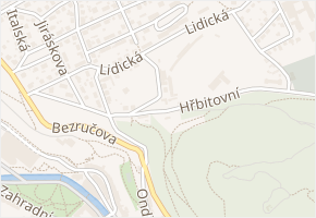 Polská v obci Karlovy Vary - mapa ulice