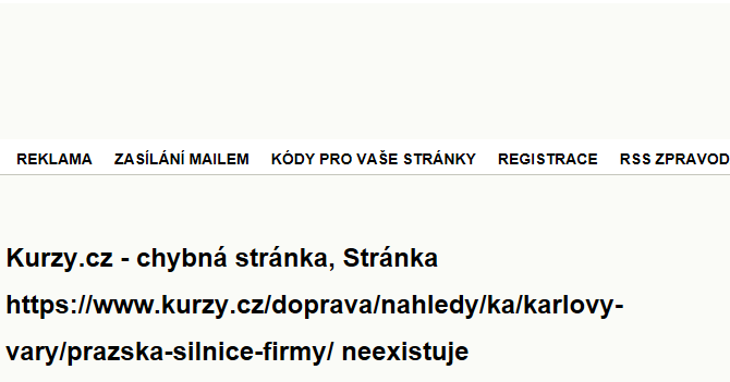 Pražská silnice - mapa firem