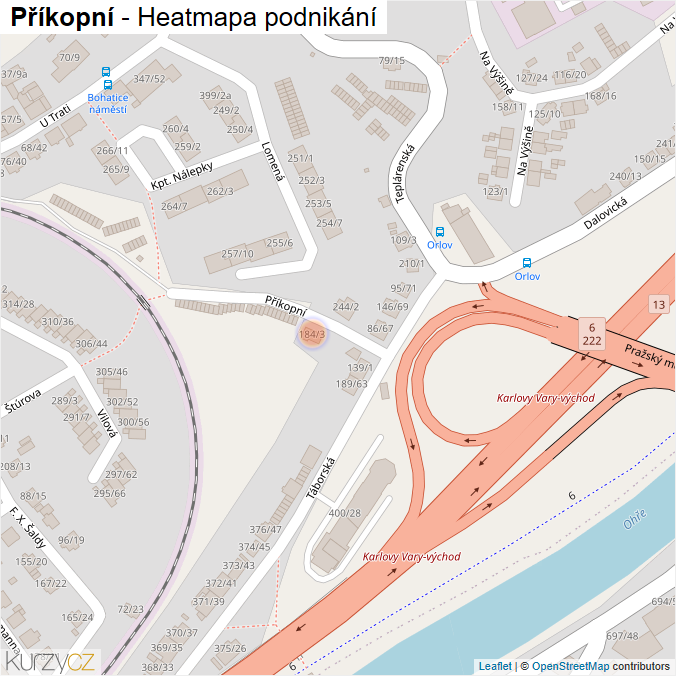 Mapa Příkopní - Firmy v ulici.