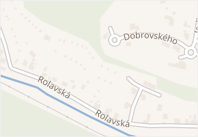 Rolavská v obci Karlovy Vary - mapa ulice