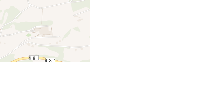 Bzové v obci Karolinka - mapa ulice