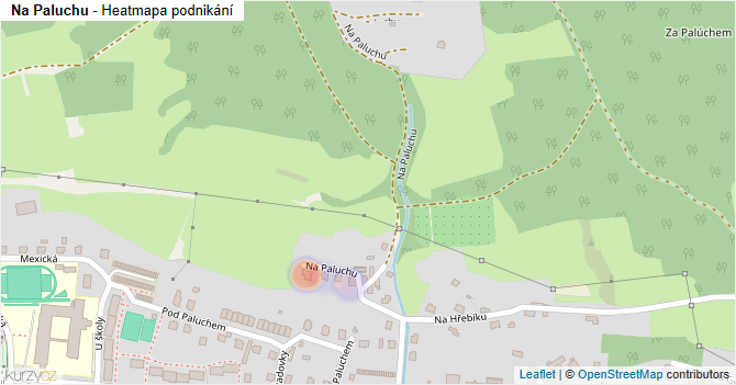 Na Paluchu - mapa podnikání