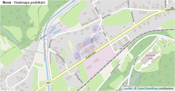 Nová - mapa podnikání