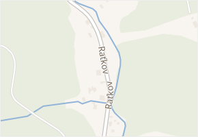 Raťkov v obci Karolinka - mapa ulice