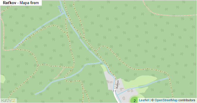 Raťkov - mapa firem