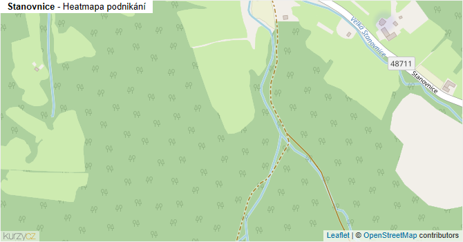 Stanovnice - mapa podnikání
