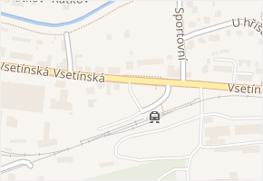 Vsetínská v obci Karolinka - mapa ulice
