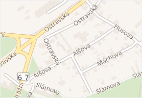 Alšova v obci Karviná - mapa ulice