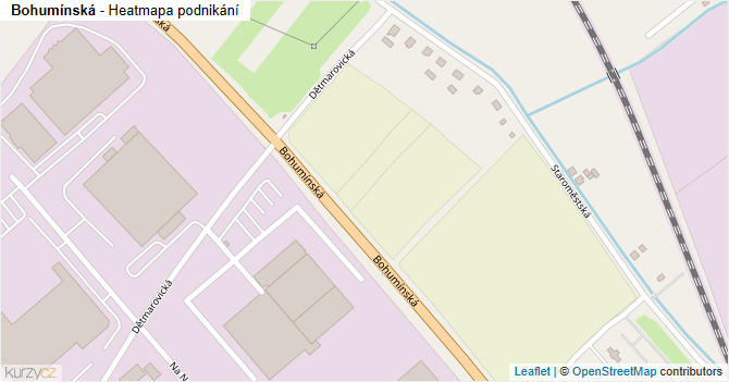 Bohumínská - mapa podnikání