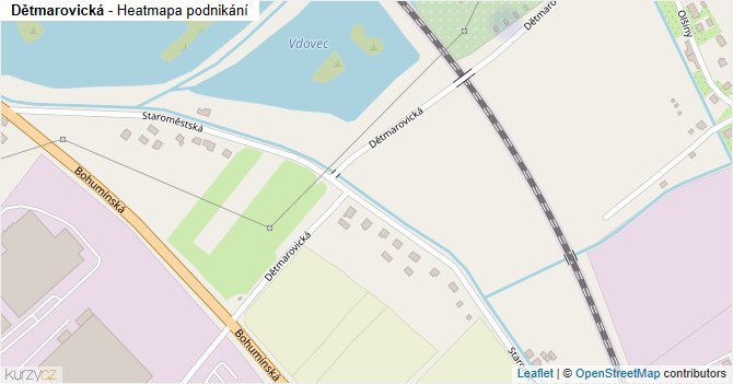 Dětmarovická - mapa podnikání