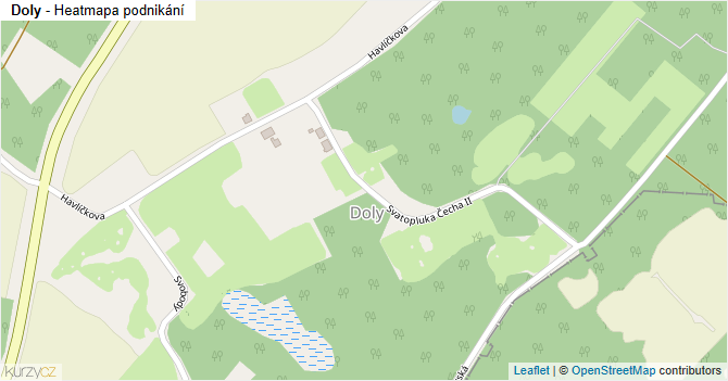 Doly - mapa podnikání