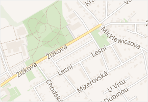 Jiráskova v obci Karviná - mapa ulice