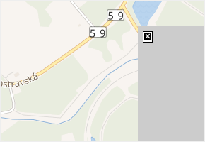 Kostelní v obci Karviná - mapa ulice
