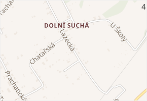 Lazecká v obci Karviná - mapa ulice