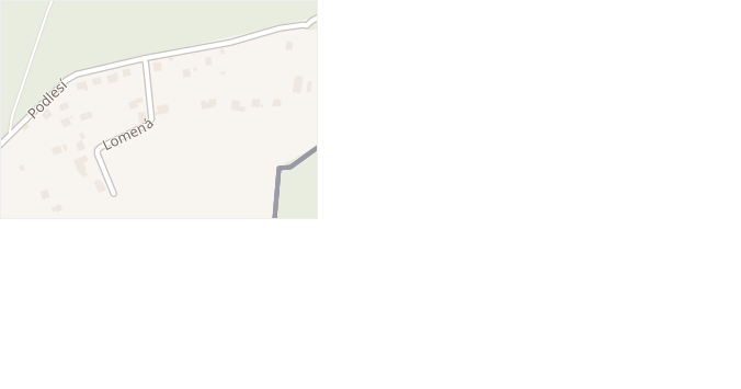Lomená v obci Karviná - mapa ulice