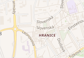Mendelova v obci Karviná - mapa ulice