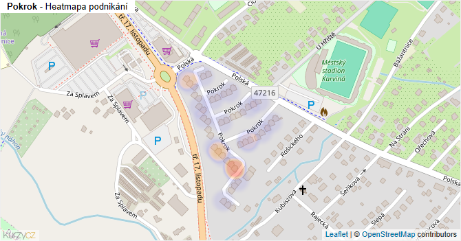 Pokrok - mapa podnikání