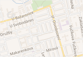 Purkyňova v obci Karviná - mapa ulice