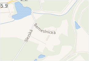 Řemeslnická v obci Karviná - mapa ulice