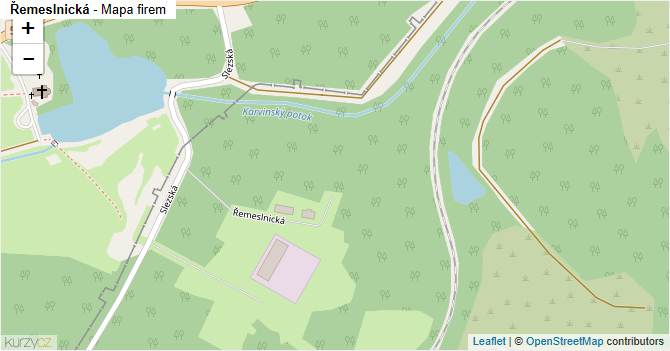 Řemeslnická - mapa firem