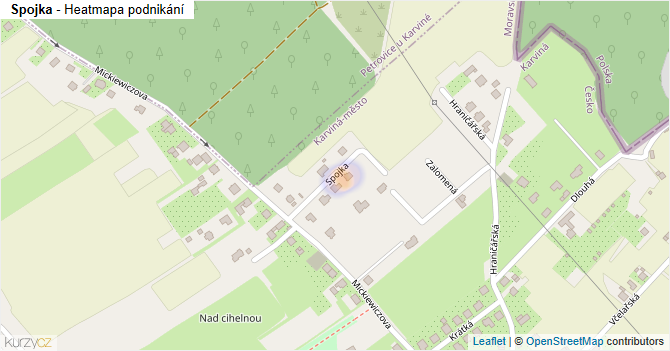 Spojka - mapa podnikání