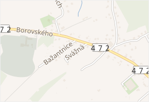 Svážná v obci Karviná - mapa ulice
