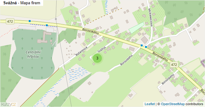 Svážná - mapa firem