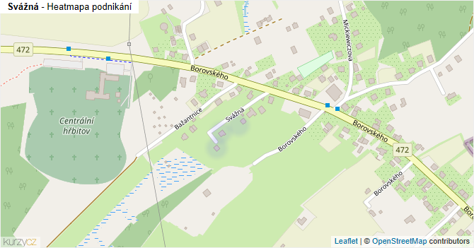 Svážná - mapa podnikání