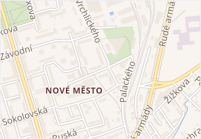 Tovární v obci Karviná - mapa ulice
