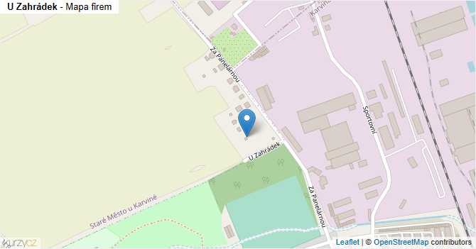 U Zahrádek - mapa firem