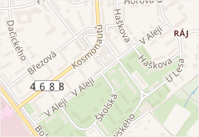 V Aleji v obci Karviná - mapa ulice