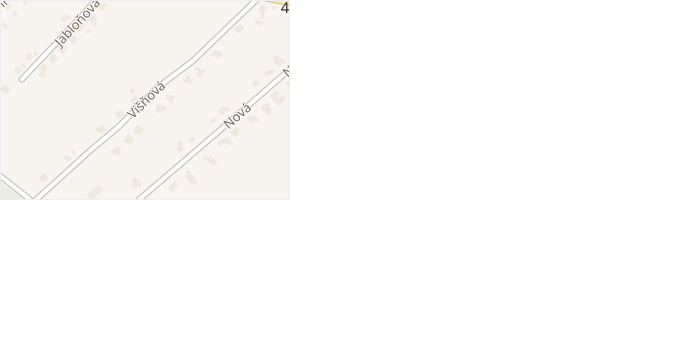 Višňová v obci Karviná - mapa ulice