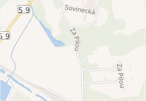 Za Pilou v obci Karviná - mapa ulice