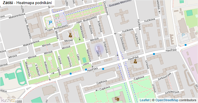 Zátiší - mapa podnikání
