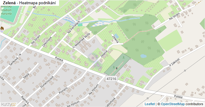 Zelená - mapa podnikání