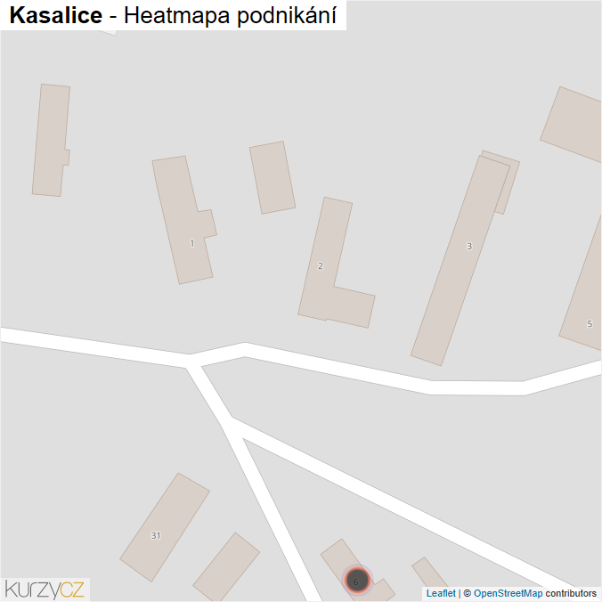 Mapa Kasalice - Firmy v obci.