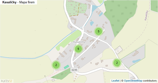 Kasaličky - mapa firem