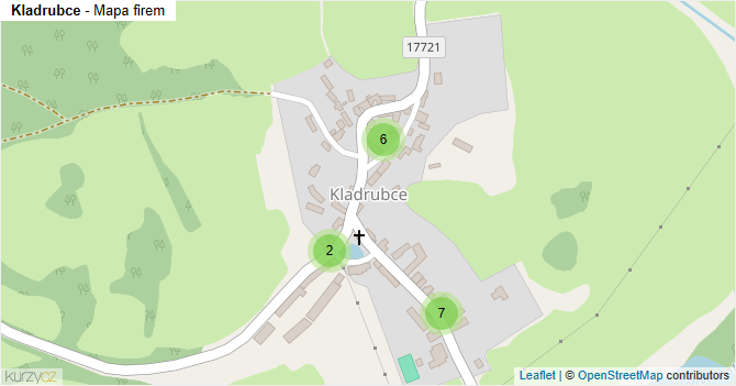 Kladrubce - mapa firem