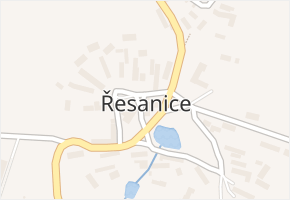Řesanice v obci Kasejovice - mapa části obce