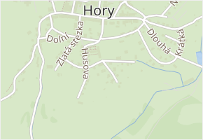 Klostermannova v obci Kašperské Hory - mapa ulice