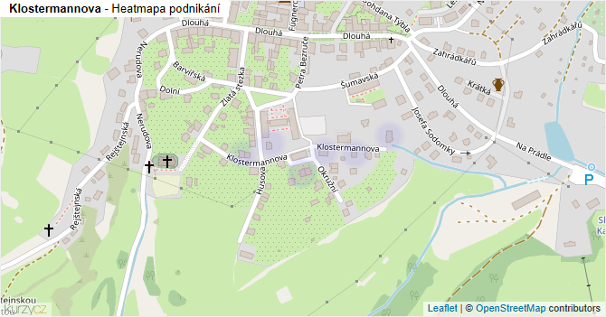 Klostermannova - mapa podnikání